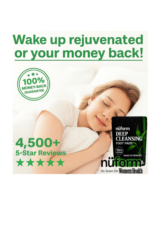 Nüform™ Detox Foot Pads - Clean Sleep, Naturally
